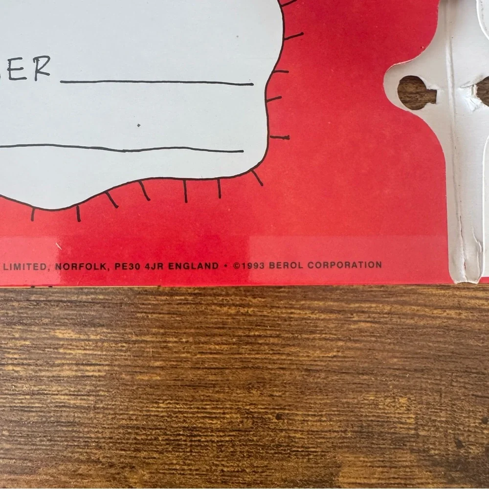 Yikes! 1993 Vintage School Folder‎ Berol 90s Cartoon Graphics Collectible
